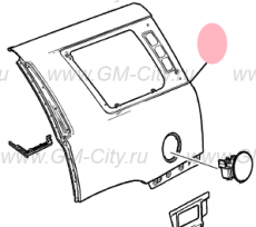 Крыло заднее правое Cadillac Escalade IV