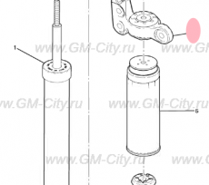 Опора амортизатора заднего Chevrolet Traverse II