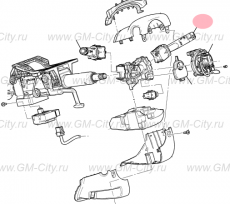Выключатель стеклоочистителя Cadillac SRX ІІ