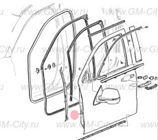 Дверь передняя левая Cadillac Escalade IV