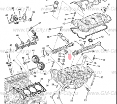 Коромысло клапана двигателя 3.2 Chevrolet Captiva C100