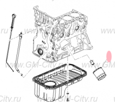 Фильтр масляный 1,2 1,5 Daewoo Gentra