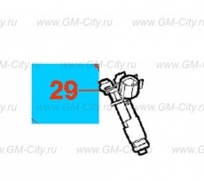 Форсунка многоточечного впрыска Chevrolet Cobalt