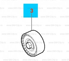 Ролик приводного ремня Daewoo Gentra