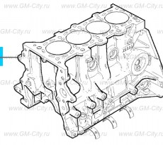 Блок двигателя Chevrolet Cobalt