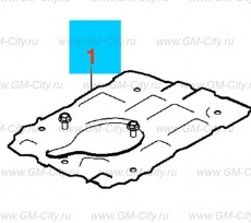 Щиток масляного поддона Chevrolet Cobalt