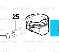 Поршень двигателя Chevrolet Cobalt