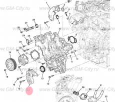 Натяжитель приводного ремня 3,2 Chevrolet Captiva C100