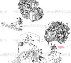 Опора двигателя Cadillac SRX ІІ