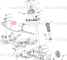 Стабилизатор устойчивости передний Cadillac CTS ІІ