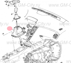 Рычаг переключения передач акпп Cadillac CTS ІІ