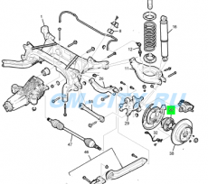 Ступица задняя Chevrolet Captiva C100