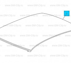 Панель крыши Chevrolet Malibu