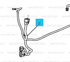 Жгут лектропроводки вентилятора охлаждения двигателя Chevrolet Malibu
