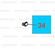 Крышка замка передней боковой двери Chevrolet Malibu