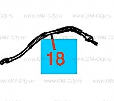 Трос ручной внутренний задней боковой двери Chevrolet Malibu