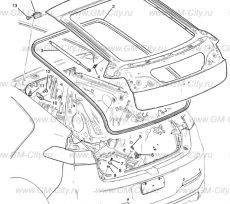 Крышка багажника Chevrolet Volt I