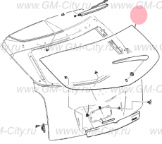 Стекло заднее Cadillac SRX ІІ