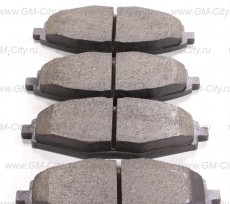 Колодки тормозные дисковые передние комплект Chevrolet Lanos