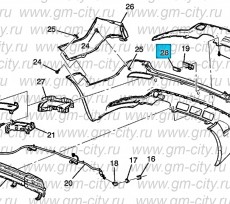 Антена передатчика ключа зажигания Chevrolet Captiva C140