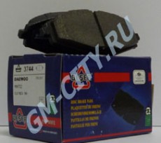 Колодки тормозные передние Chevrolet Lanos