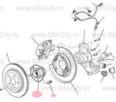 Ступица Cadillac CTS ІІ