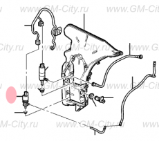 Мотор стеклоомывателя Chevrolet Aveo T300