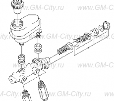 Тормозной цилиндр главный в сборе Chevrolet Lanos