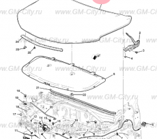 Капот Chevrolet TrailBlazer III
