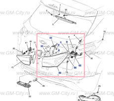 Фонарь задний внешний правый Chevrolet TrailBlazer III