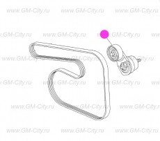 Ролик приводного ремня 1,4-1,8 Chevrolet Aveo T300