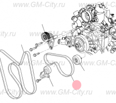 Ремень компрессора кондиционера Chevrolet Tahoe