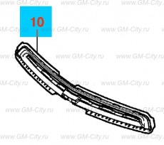 Решетка радиатора передняя верхняя Chevrolet Cobalt