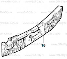 Поглотитель удара заднего бампера Chevrolet Cobalt