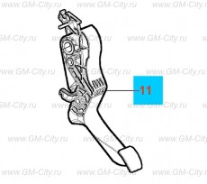 Педаль сцепелния Chevrolet Cobalt
