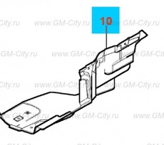 Удлинитель передней обшивки колесной арки передний Chevrolet Cobalt