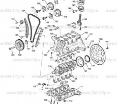 Направляющая цепи грм верхняя 1.4 Chevrolet Volt I