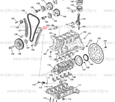 Направляющая цепи грм 1.4 Chevrolet Volt I