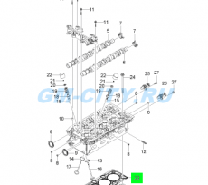 Прокладка головки блока 1.4l 1,6l Chevrolet Cruze