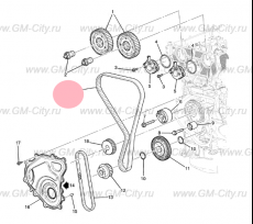 Ремень грм Chevrolet TrailBlazer III