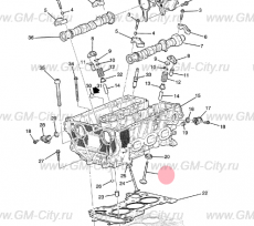 Клапан впускной Chevrolet TrailBlazer III