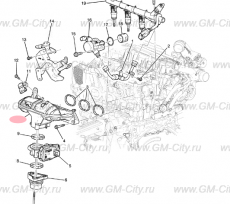 Коллектор впускной Chevrolet TrailBlazer III
