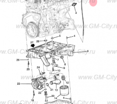 Щуп масляный Chevrolet TrailBlazer III