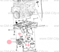 Насос масляный Chevrolet TrailBlazer III
