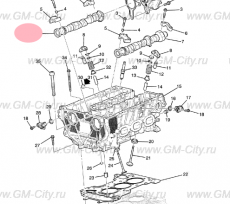 Распредвал выпускной Chevrolet TrailBlazer III
