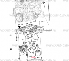 Фильтр масляный Chevrolet TrailBlazer III