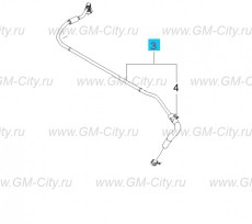 Трубка подогрева дроссельной заслонки Chevrolet Cruze