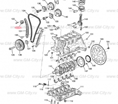 Натяжитель цепи грм 1.4 Chevrolet Volt I