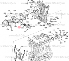 Прокладка термостата Chevrolet Volt I