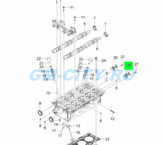 Датчик распредвала ex 1,4l Chevrolet Aveo T255